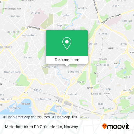 Metodistkirken På Grünerløkka map