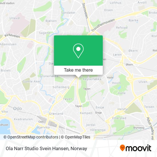 Ola Narr Studio Svein Hansen map