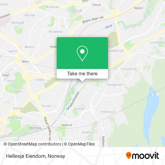 Hellesjø Eiendom map