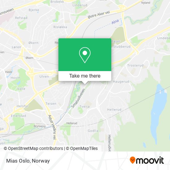 Mias Oslo map