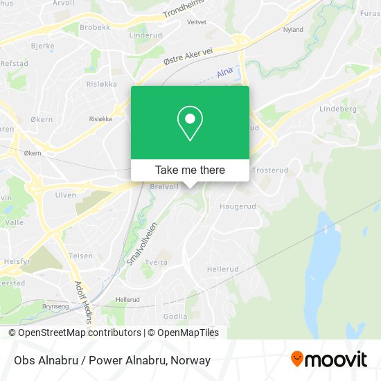 Obs Alnabru / Power Alnabru map
