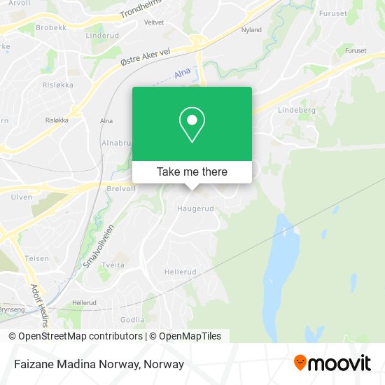 Faizane Madina Norway map