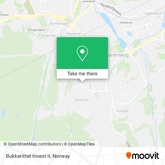 Bukkerittet Invest II map