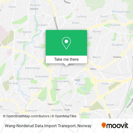 Wang-Norderud Data Import Transport map