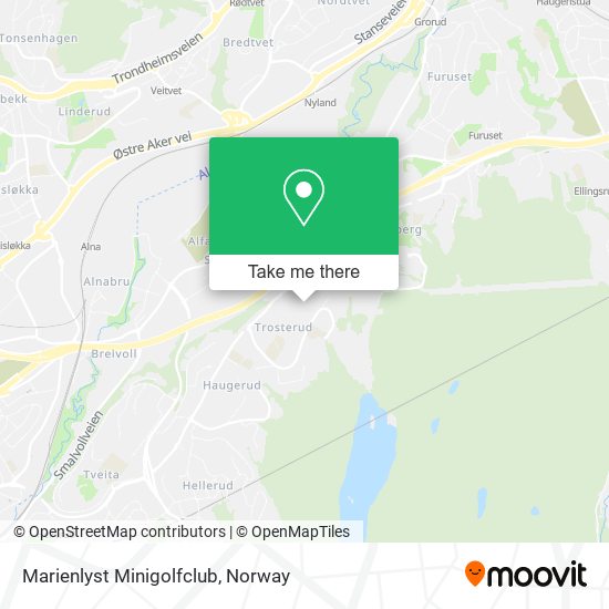 Marienlyst Minigolfclub map