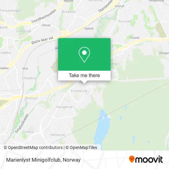 Marienlyst Minigolfclub map