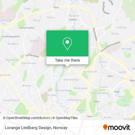 Lorange Lindberg Design map