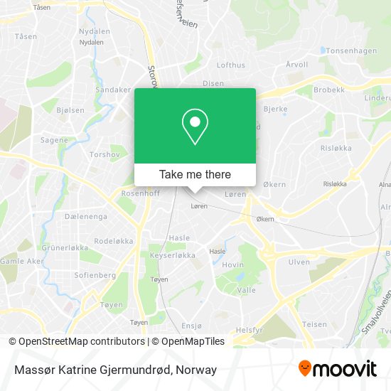Massør Katrine Gjermundrød map