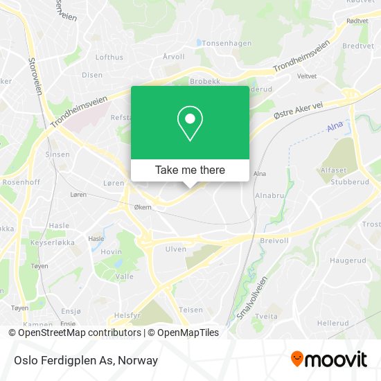 Oslo Ferdigplen As map