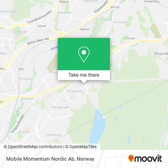 Mobile Momentum Nordic Ab map