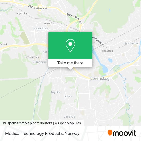 Medical Technology Products map