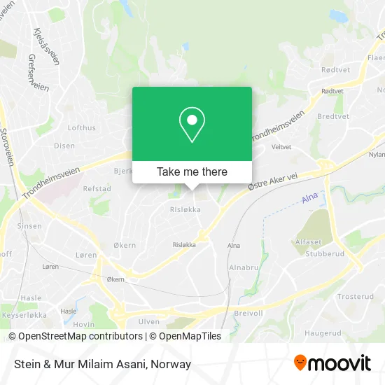 Stein & Mur Milaim Asani map