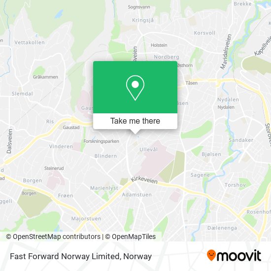 Fast Forward Norway Limited map