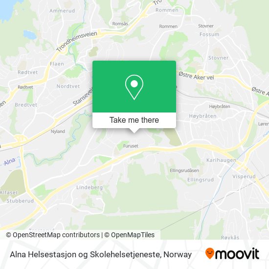 Alna Helsestasjon og Skolehelsetjeneste map