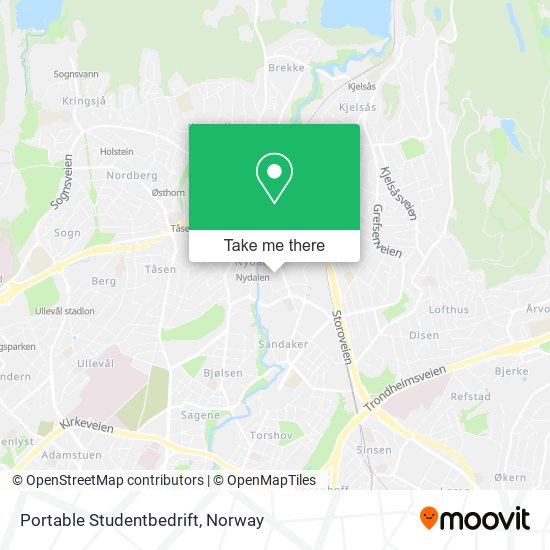 Portable Studentbedrift map