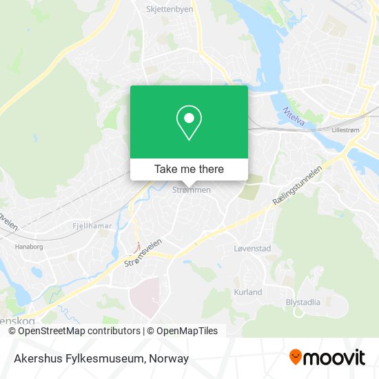 Akershus Fylkesmuseum map
