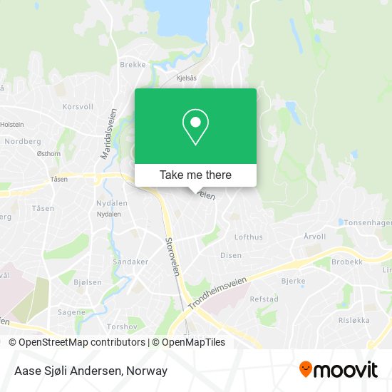 Aase Sjøli Andersen map