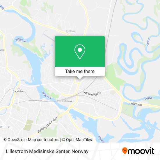 Lillestrøm Medisinske Senter map