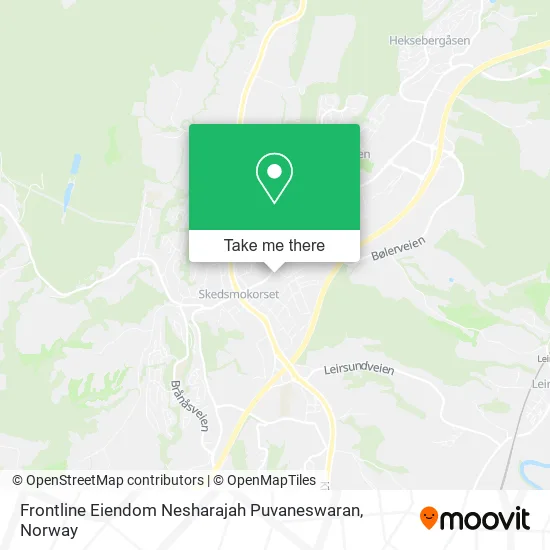 Frontline Eiendom Nesharajah Puvaneswaran map