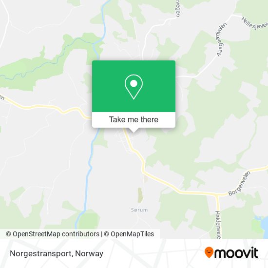 Norgestransport map