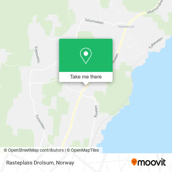 Rasteplass Drolsum map