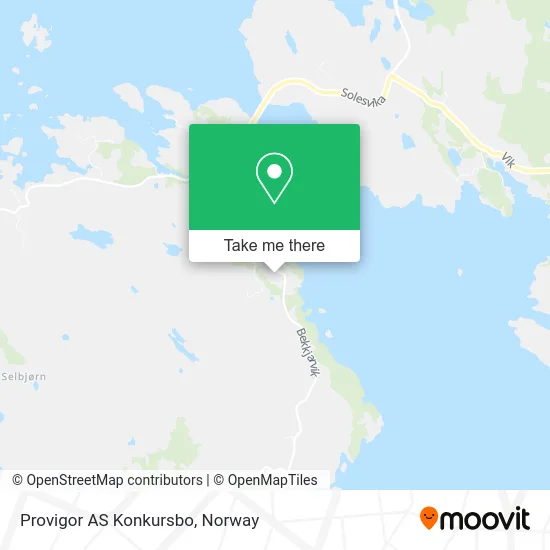 Provigor AS Konkursbo map