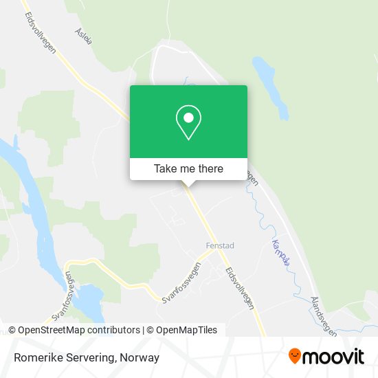 Romerike Servering map
