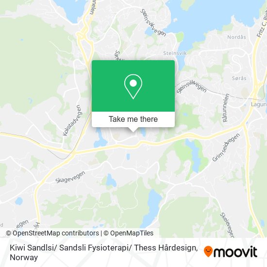 Kiwi Sandlsi/ Sandsli Fysioterapi/ Thess Hårdesign map