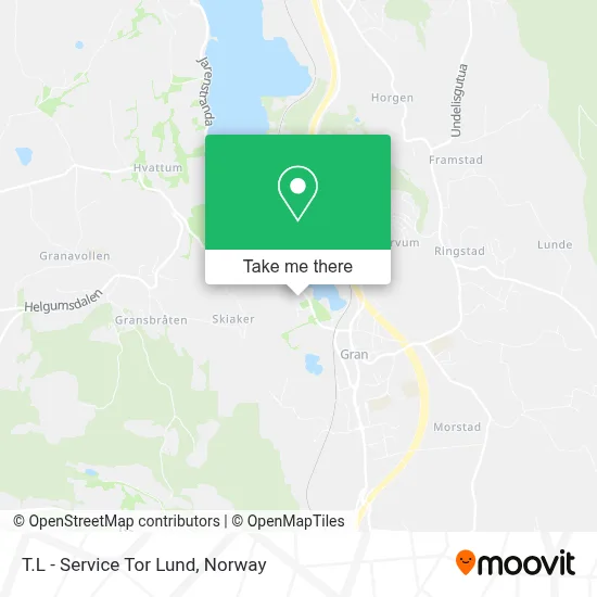 T.L - Service Tor Lund map