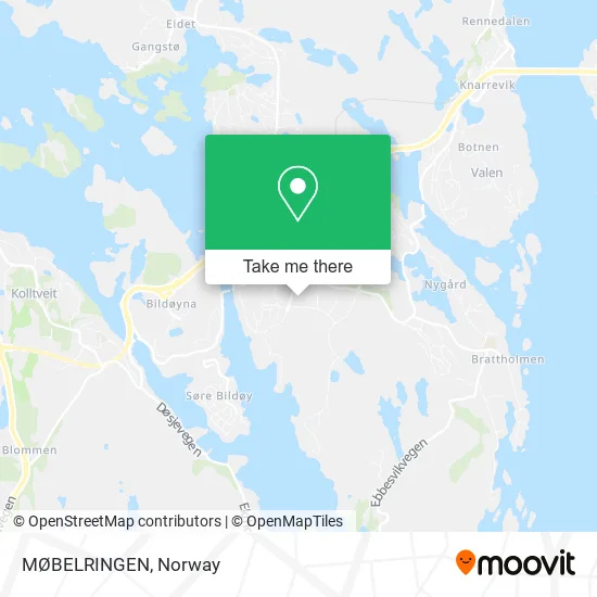 MØBELRINGEN map