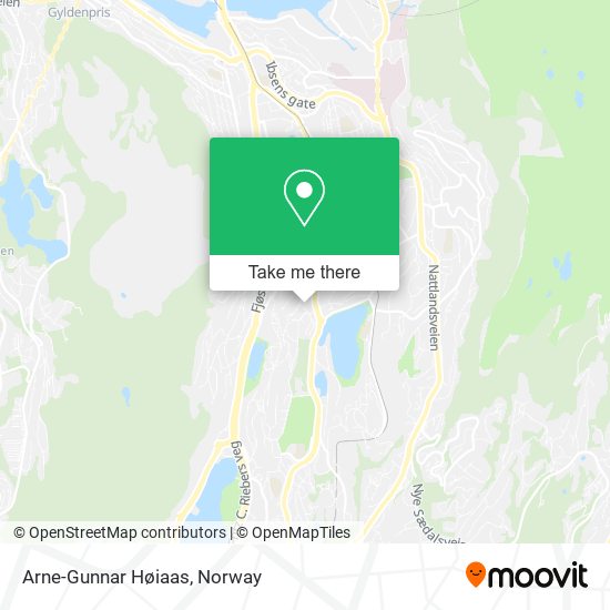 Arne-Gunnar Høiaas map