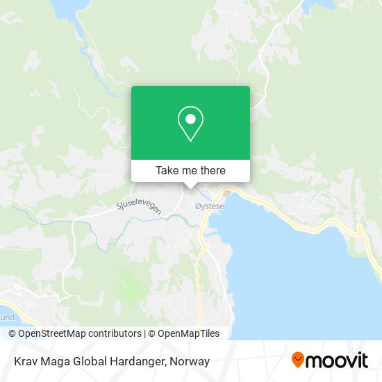 Krav Maga Global Hardanger map