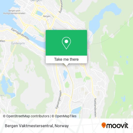 Bergen Vaktmestersentral map