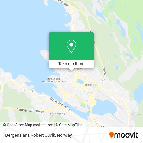 Bergensiana Robert Juvik map
