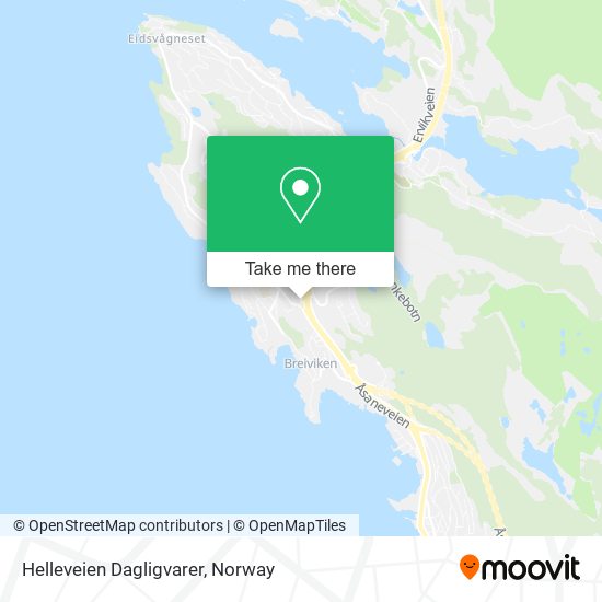 Helleveien Dagligvarer map