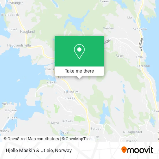 Hjelle Maskin & Utleie map