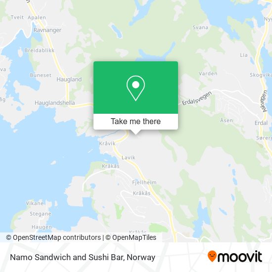 Namo Sandwich and Sushi Bar map