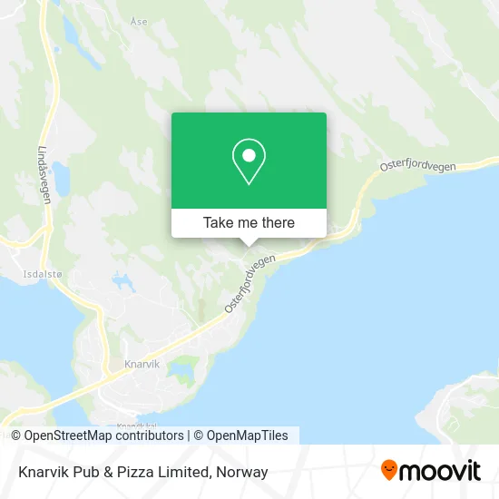 Knarvik Pub & Pizza Limited map