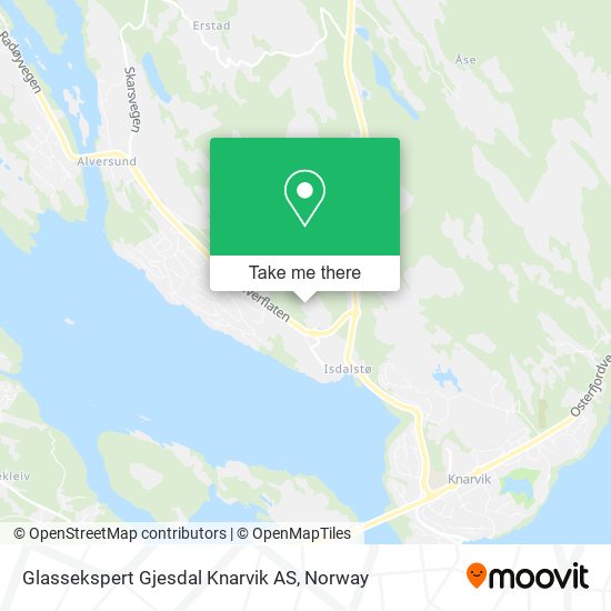 Glassekspert Gjesdal Knarvik AS map