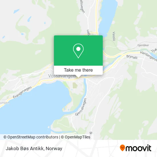 Jakob Bøs Antikk map