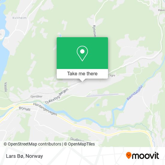 Lars Bø map