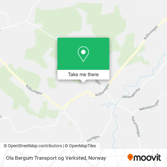 Ola Bergum Transport og Verksted map