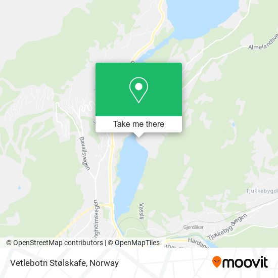 Vetlebotn Stølskafe map