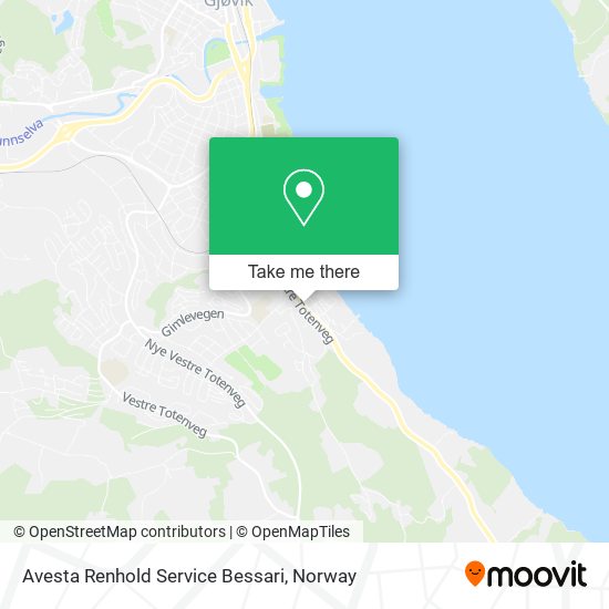 Avesta Renhold Service Bessari map