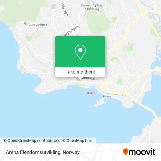 Arena Eiendomsutvikling map