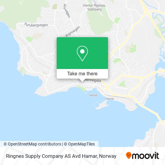 Ringnes Supply Company AS Avd Hamar map