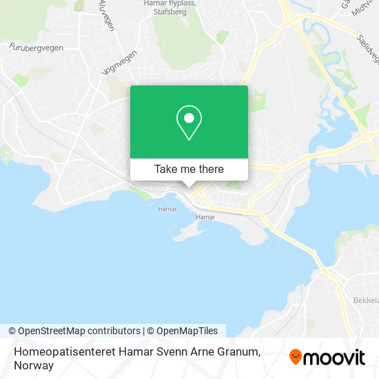 Homeopatisenteret Hamar Svenn Arne Granum map