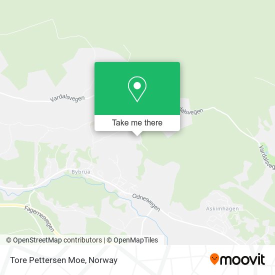 Tore Pettersen Moe map