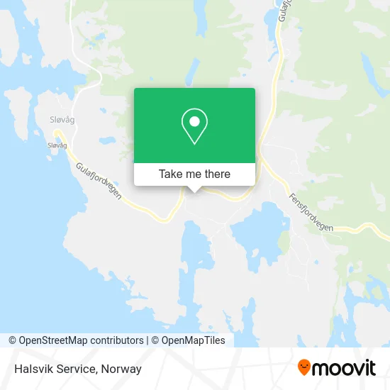 Halsvik Service map