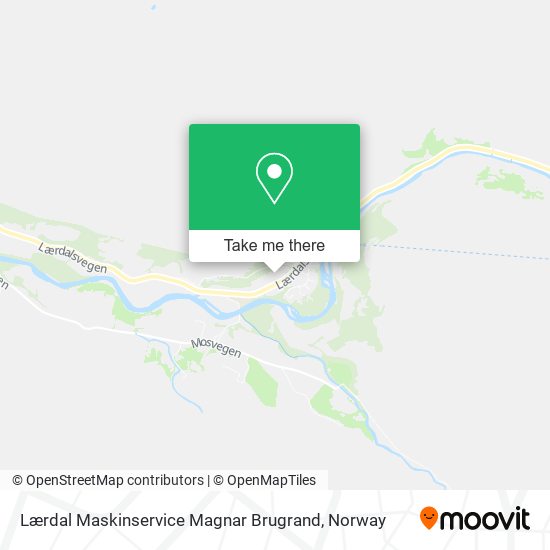 Lærdal Maskinservice Magnar Brugrand map